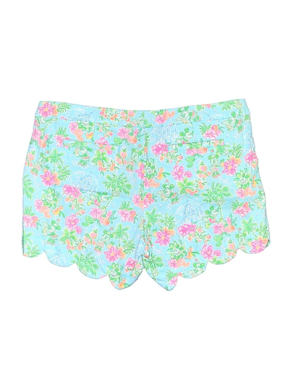 Lilly Pulitzer Size 14 Disney Scalloped Shorts 💚 - Picture 3 of 5